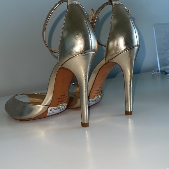 Schutz Saasha Lee gold heel sandals - Picture 2 of 8